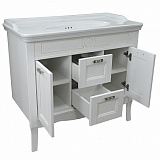 Комплект Тумба CAROLINA 100-4 (1000х880х500) патина ЗОЛОТО с раковиной Artdeco 100 (Kale) (CS00068635)