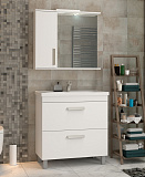 Тумба под раковину VIGO Nova 75 см tn.NOV.MIR.80.1D.2Y