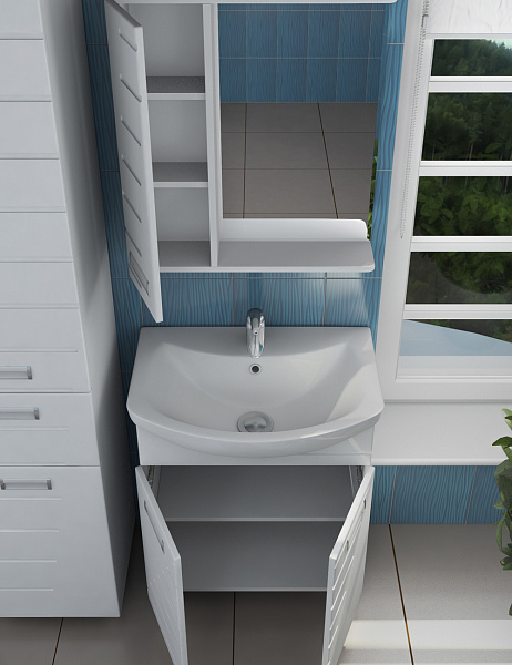 Тумба под раковину VIGO Diana 55 см tn.DIA.PAL.60.2D