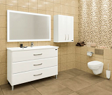 Зеркало для ванной Марс 120 с LED-подсветкой Санта 900506