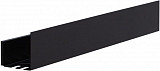 Полка Aquanet Магнум 90x12 черная матовая, с крючками 00302222