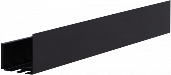 Полка Aquanet Магнум 90x12 черная матовая, с крючками 00302222