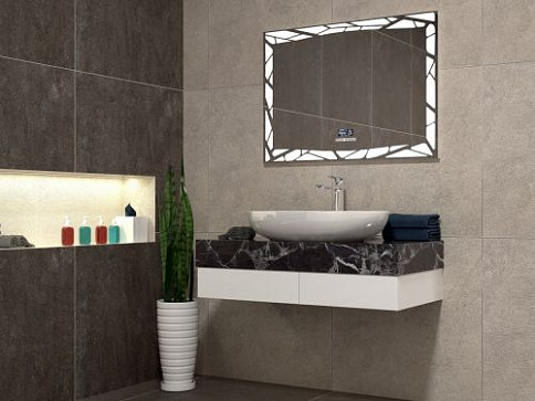 Зеркало VIGO Melissa Media 80 см Melissa Media Grey 800