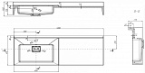 Мебельная раковина Акватон Сакура 120 1A71893KSK010