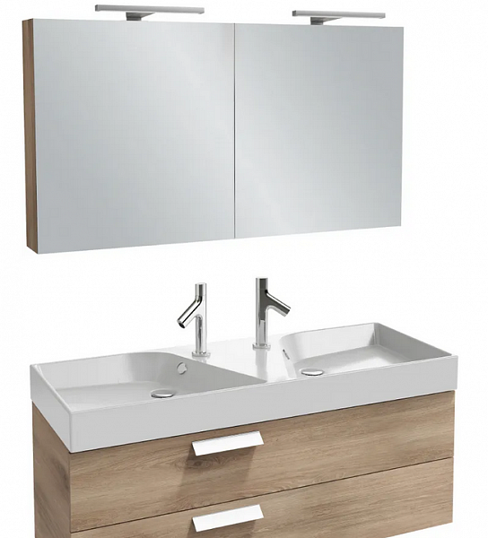 Двойная подвесная раковина-столешница Jacob Delafon Rythmik 120х46 см EXM112-Z-00