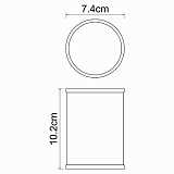 Стакан для зубных щеток Wasserkraft Rossel K-5728