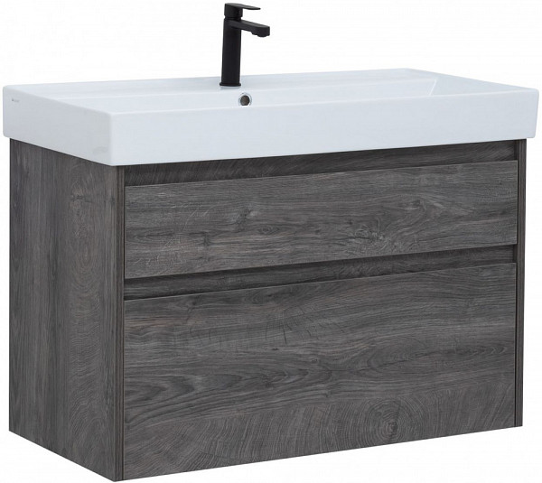 Тумба под раковину Aquanet Nova Lite 90 дуб рошелье (2 ящика) 00242267