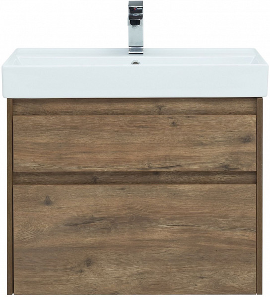 Тумба под раковину Aquanet Nova Lite 75 дуб рустикальный (2 ящика) 00249515