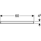 Комплект мебели "Идеальная тройка" Geberit Renova Plan, 60 см, 529.915.JK.6