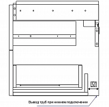 Тумба под раковину Акватон Америна 56 см 1A168901AM010