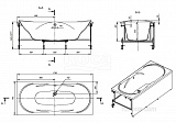 Акриловая ванна Roca Madeira 180х80 248525000