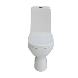 ARINGA Рио Унитаз-компакт, двухрежимная арматура Оливера, сиденье термопласт с микролифтом, белый