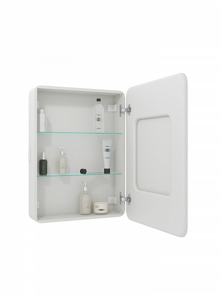 Зеркало-шкаф Континент "Elliott LED" 600х800 правый с розеткой