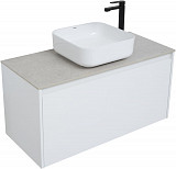 Тумба под раковину Aquanet Nova Lite 100 белый (1 ящик) 00242580