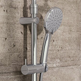 977730000 ДС Jupiter со смесителем полкой: верхний душ, ручной душ., штанга варио, хром