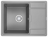 Мойка кухонная Granula прямоугольная кварц 6503, АЛЮМИНИУМ