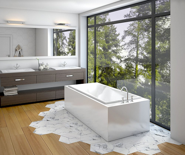 Торцевая сторона экрана для ванны Эстет  Бета 80 см ФР-00001373