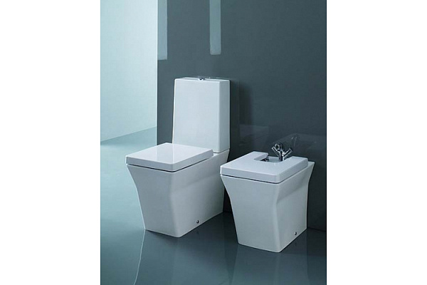 Унитаз-компакт напольный Jacob Delafon Reve 5033K-00, крышка-сиденье с микролифтом