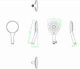 Ручной душ 3 режима Bravat Fresh P70142CP-RUS