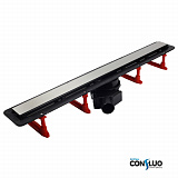 Душевой лоток Pestan Confluo Frameless Line 750 Black Glass