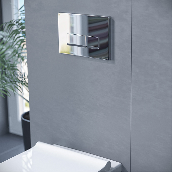 Панель смыва KOLLER POOL для инсталляции Alcora ST 1200 INTEGRO WHITE GLASS