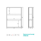 Зеркальный шкаф Vind 50