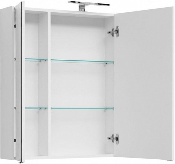 Зеркало-шкаф Aquanet Августа 100 белый 00210005