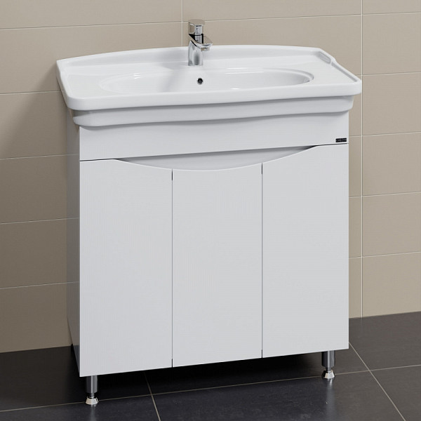 Тумба для умывальника напольная "Сатурн 85" 3 дв.( ум. Модерн 85) СанТа