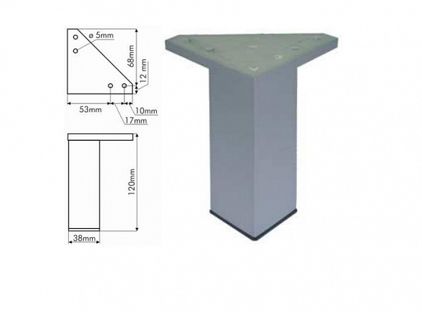 Ножки для мебели универсальные Cersanit 64280