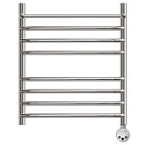 Полотенцесушитель электрический Point Альфа PN05156SPE П7 500x600 с полкой левый/правый, хром