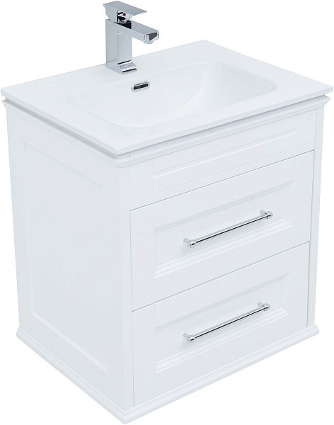 Комплект мебели для ванной Aquanet Бостон М 60 белый матовый 00210629