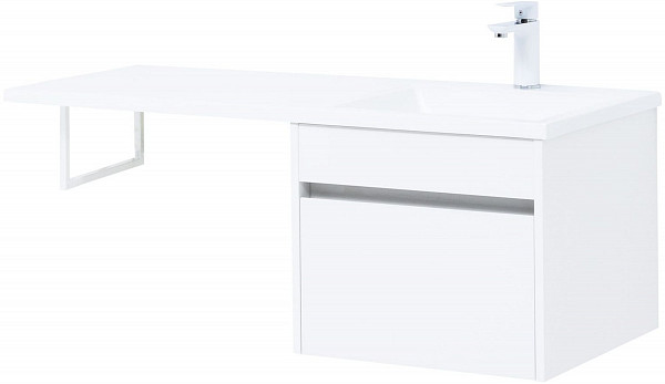 Тумба под раковину Aquanet Токио 48 белый (подвесная, 1 ящик) 00236915