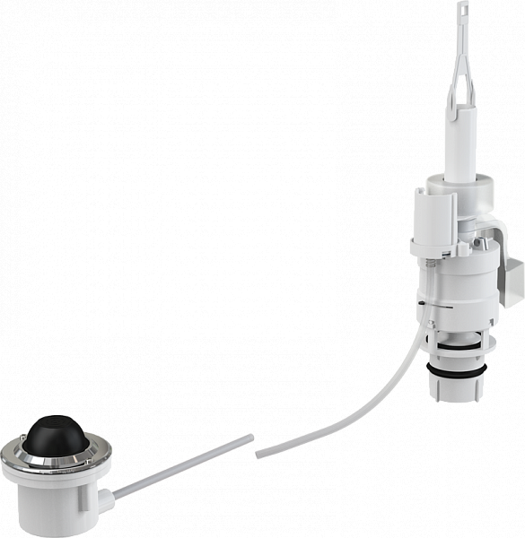 Клавиша смыва на расстоянии AlcaPlast ножное управление, металл, монтаж: в пол