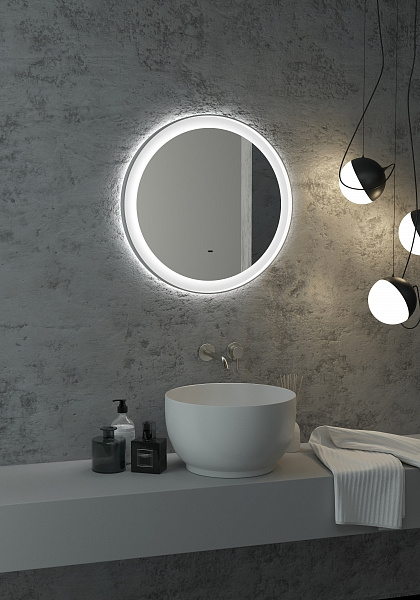 Зеркало Континент "Planet white Led" D 600 с бесконтактным сенсором