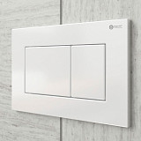 Клавиша смыва Point Ника PN44081W для инсталляции, белая