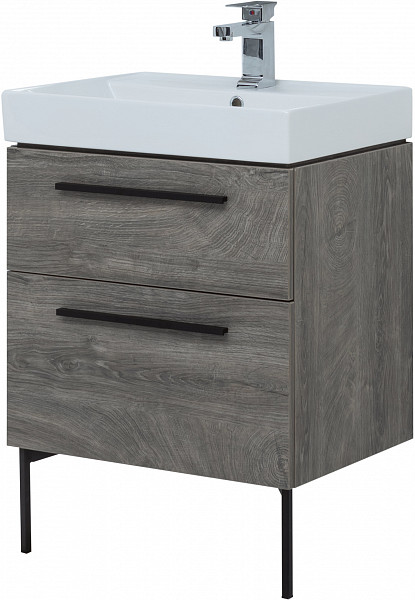 Мебель для ванной Aquanet Nova 60 дуб рошелье (2 ящика) 00246281