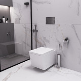 Унитаз GR-4495 Cristal (540*355*360) подвесной с толстой крышкой, 1 место