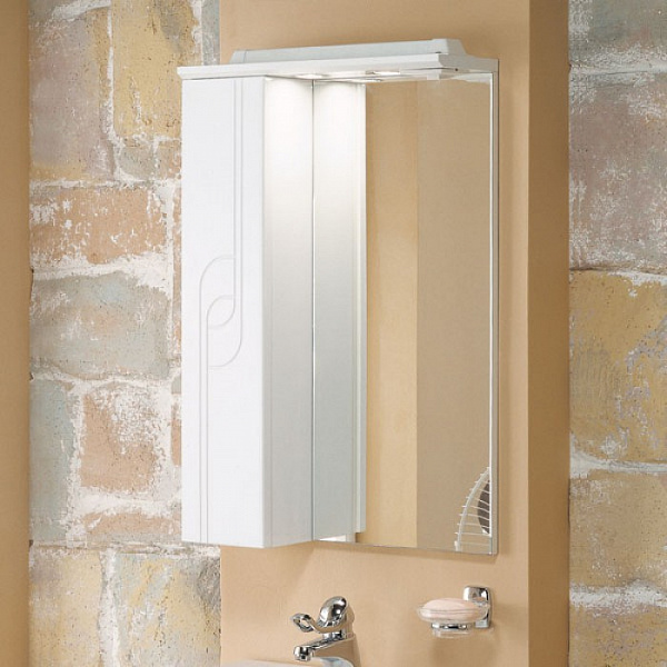 Зеркало-шкаф Акватон Панда 50x80 1A007402PD01L левый с подсветкой