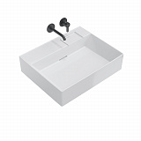 Раковина Kerama Marazzi LOGICA мебельная\подвесная без отверстий 60, белая глянцевая