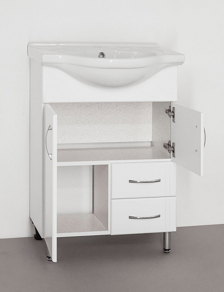 Тумба  Style Line Эко Стандарт 10/2 (2 ящ.) под раковину Байкал