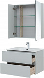 Мебель для ванной Aquanet Алвита New 80 2 ящика, серый 00274204