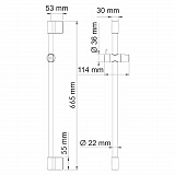 Стойка для душа Wasserkraft A076