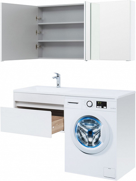 Тумба под раковину Aquanet Токио 68 белый (подвесная, 1 ящик) 00236917