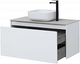 Тумба под раковину Aquanet Nova Lite 100 белый (1 ящик) 00242580