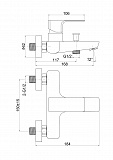 Смеситель GEO для ванны Cersanit 63040