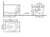 Унитаз подвесной TOTO GP CW553Y+TC524EU безободковый с сиденьем микролифт