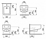Биде подвесное Laufen Pro S 8.3096.1.000.302.1