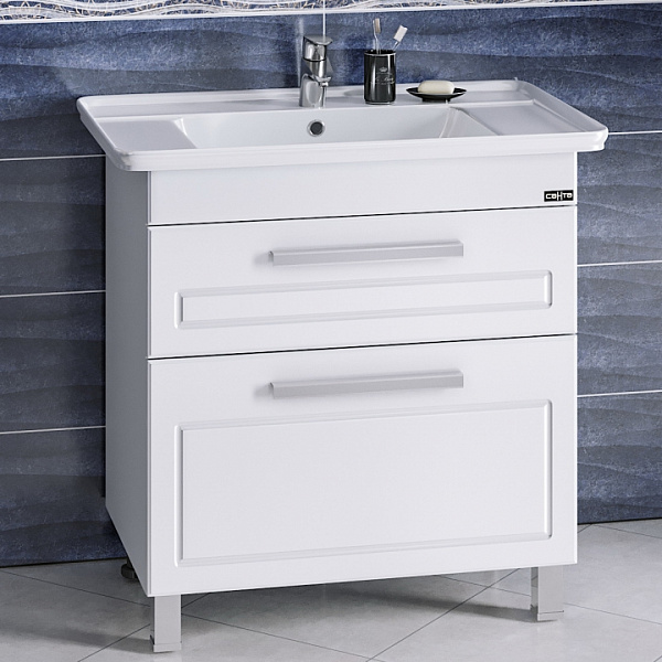 Тумба под раковину напольная Нептун 85 Санта 230005н