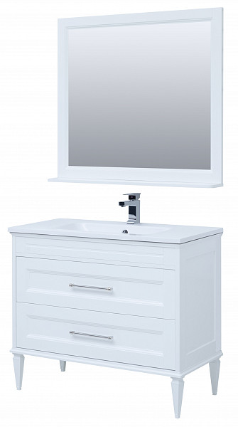 Мебель для ванной Aquanet Бостон М 100 белый (лит. мрамор) 00258284