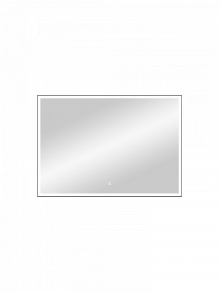 Зеркало Континент "Frame black standart" 1000x700